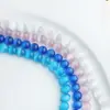 Direto da fábrica contas soltas de Opala coloridas contas redondas coloridas material para pulseira de contas corda trançada à mão diy contas