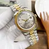 Reloj Mecánico Automático Completo de Acero Inoxidable con Esfera de Diamante de Venta Caliente, Reloj de Moda para Pareja, Reloj Delicado de Una Pieza