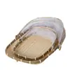 Cesta de bambú tejida para frutas y verduras de Vietnam, cesta de bambú con mosquitero, cesta de bambú para secar, cesta de granja para aventar, cesta tejida para el hogar para bollos al vapor