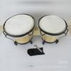 Instrumento de Percusión Orff para Niños Ayudas Didácticas Música de Jardín de Niños Tambor Nezha-Tambor de Frijol/Tambor Africano Bonag