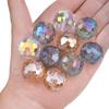 Colgante de cristal de 22 mm con cuentas de tierra, agujero de bola de discoteca, producción de colgantes de Navidad DIY