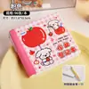 Libro de Registro de Tareas Cachorro de Manzana Mini Portátil Hoja de Registro de Finalización de Tareas Estudiantil Bloc de Notas Engrosado