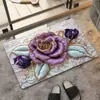 Tapete de piso de diatomeas floral transfronterizo para entrada de casa, resistente a la suciedad y fácil de limpiar, tapete para pies que remueve el polvo para puerta