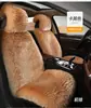 Cojín para asiento de coche de invierno de felpa sin atar lana de imitación felpa larga nueva cojín universal para asiento de coche con respaldo