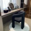 Cadeira de Maquiagem para Casa Estilo Creme, Banqueta de Maquiagem, Cadeira de Salão de Unhas, Cadeira Simples e de Luxo para Quarto Individual de Lazer, Celebridade da Internet
