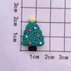 Accesorios de Resina Navideños Campana de Santa DIY Funda para Teléfono Móvil Pasador Cuerda para el Cabello Zapatos de Cordón Sombreros Calcetines Accesorios de Ropa