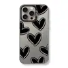 Nova Capa Estilo Japonês e Coreano em Formato de Coração para iPhone 17 Pro Max, Adequada para Apple 15/14, À Prova de Choque, 14 Pro, 16 Furo Grande