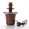 Máquina de derreter chocolate transfronteiriça do fabricante para festas infantis, torre de derretimento DIY com aquecimento, máquina de fonte de chocolate para uso doméstico