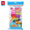 Deli Yc175 Bolsa Autoadhesiva Arcilla 12 Colores 24 Colores 36 Colores Juguete para Niños Estudiantes Arcilla de Colores Plastilina para Jugar Hecho a Mano