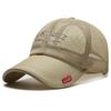 Gorra de béisbol de malla transpirable de verano para hombre, gorra de red, gorra informal con protección solar, gorra ajustable, gorra para el sol