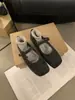 Zapatos planos forrados de polar, zapatos de noche, colección primavera/otoño/invierno 2025, zapatos peludos para mujer para uso exterior, mocasines de suela blanda y cómodos
