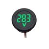 DC 4-100V DC Cabezal de Voltímetro Digital Pantalla LED Pantalla Digital Redondo Voltímetro de Dos Hilos Protección contra Conexión Inversa
