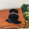 Chapéu, Cachecol, Chapéu Tudo-em-Um Infantil Qiunan, Novo Estilo Outono e Inverno, Chapéu Fofo Quente com Proteção para as Orelhas, Chapéu de Lã Tricotado para Bebê