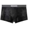 Venta al por mayor de ropa interior estampada de algodón multicolor para hombre HuaJielong, bóxers transpirables de cintura media para tallas grandes, disponibles para dropshipping