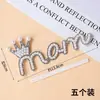 Figura de Arcilla Blanda de Moda para el Día de la Madre Topper para Pastel Mamá Linda Cumpleaños Mamá Rica Decoración