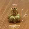 Nuevo colgante de cuerda de paraguas tejida multiforma de latón creativo DIY para equipaje de cuero joyería regalo pequeño venta al por mayor