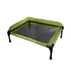 Cama de Camping Transpirable a Prueba de Humedad para Mascotas con Almohada en Forma de L, Soporte para el Cuello de Jaula para Perros, Adecuada para Perros Pequeños y Medianos, Cama para Mascotas para Todas las Estaciones