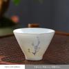 Taza de té celadón cerámica pintada a mano maestro Taza Individual Taza de Té hogar Tazón de Té Kung Fu vintage taza sombrero venta al por mayor