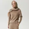 Suéter 100% cachemir, una prenda de máxima calidad, jersey de cuello redondo, nueva capa base de punto otoño/invierno, estilo simple y casual para el uso diario