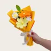 Flores de Crochê de Gérbera Transfronteiriças, Flores de Tricô Feitas à Mão, Flores de Crochê Feitas à Mão, Flores Artificiais, Atacado Dia dos Namorados
