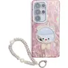 Funda para Teléfono Móvil Pulsera Espejo Corona Electrochapada IMD Adecuada para Apple 16E Película para Lente 15 Estilo Girly 14 Sentido de Alta Gama 13