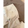 Pantalones de Lino de Gama Alta de Pierna Ancha para Mujer 2026 Nuevo Estilo de Verano Estilo Perezoso Old Money Versátiles Casuales Rectos