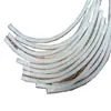 Tubo Corrugado de PTFE, Manguera Corrugada de Politetrafluoroetileno Teflon Blanco Leche Resistente a Altas Temperaturas, Gran Cantidad en Stock