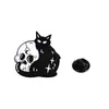 Broche Original Explosivo de Desenho Animado Personalidade Fofo Animal Gato Série Transfronteiriço Estudante Mochila Escolar Decoração de Roupas