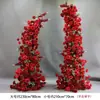 Adereços de Casamento: Arco Floral em Forma de Chifre, Cenário de Palco, Painel Curvo Pronto para Casamento ao Ar Livre