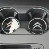 Pad de copo para carro direto da fábrica, tapete de copo de silicone, decorações para caixa de armazenamento do console central do carro, porta-copos de carro luminoso, explosões