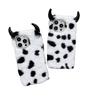 Para iphone12 Patrón Vaca Lechera Mao Mao Funda para Teléfono 14Pro Otoño e Invierno Felpa Suave Funda Protectora 8Plus/XS