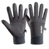 Guantes de Ciclismo para Hombre y Mujer Otoño e Invierno Terciopelo Cálidos Antideslizantes A prueba de Viento Impermeables Exteriores Conducción Motocicleta Guantes Táctiles