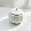 Creativo Calabaza de Halloween Cerámica Mini Tarro de Té Almacenamiento Sellado Polvo Fragante Polvo Medicinal Vaso para Vela Contenedor de Aromaterapia