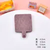 Plato de Juguete para Comida Grande Nuevo Bandeja Artificial Accesorios de Resina Pegamento de Crema Imán para Nevera DIY Adornos de Escritorio Casa de Muñecas