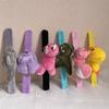 Joyería Haiyue para niños, anillo de presión de felpa de dibujos animados, una variedad de pulseras creativas de felpa con animales lindos de dibujos animados
