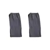 Calcetines blancos hasta la rodilla para mujer con textura acanalada vertical, adelgazantes y versátiles, material de algodón, cómodos y amigables con la piel, calcetines largos