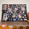 Balcão de Bar de Mesa em Pé Madeira Quadro Negro para Caligrafia Adesivo de Geladeira para Casa Placa de Exibição Caneta de Giz Magnético Caneta Fluorescente Apagável