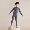 Conjunto de Ropa Interior Térmica de Cuello Medio para Niños Juvenil Otoño e Invierno Camiseta Base para Niños y Niñas Ropa de Otoño Pijama Grueso para Bebé