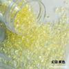 Pedra Cristal Colorida Transparente Cascalho Paisagem Micro Assimétrica Manicure DIY Cola Slime Material 15g