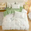 Funda de edredón de algodón puro Clase A para niños, pieza única, niños y niñas, 120x150x200, funda de edredón para bebé, funda de edredón, juego de tres piezas para jardín de infantes
