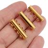 Colar de Aço Inoxidável Fivela Borda Cruzada Dupla Linha Pulseira Fivela Magnética Colar de Pérolas Fivela de Conexão diy Acessórios de Jóias
