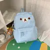 Mochila Infantil Desenho Animado Tridimensional de Urso para Jardim de Infância para Meninos e Meninas, Mochila Fofa para Viagem de Verão e Piquenique