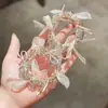 Goma para el pelo de malla de cristal súper brillante de Dongdaemun, Corea, diseño de nicho a la moda, accesorio para el pelo versátil