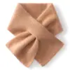 100% cachemira 2026 otoño e invierno nuevo para mujer color liso versátil perforado cálido calentador de cuello bufanda tejida triangular