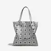 2026 Nuevo Estilo Japonés Patrón de Diamantes Geométricos Bolso Tote Grande de Moda Bolso de Hombro de Moda Bolso Grande de Capacidad para Mujer