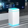 Soportes de Exhibición Luminosos de Forma Especial Redondos, Cuadrados y Hexagonales Pintados, Vitrinas de Exposición, Vitrinas Comerciales y Mostradores Isla