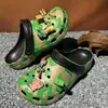 Sapatos Croc Transfronteiriços Minecraft Estrela Sapatos Croc Masculinos Sandálias Antiderrapantes Chinelos Fechados para Meninos Sandálias Masculinas