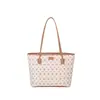 Elegante bolso de hombro, bolso de mano transfronterizo de gran capacidad, bolso de trabajo, estampado vintage, bolso tote ligero texturizado