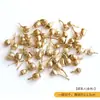 Chapeleiro Maluco [Frutas Secas Douradas de Natal] Casamento Artesanal DIY Decoração de Guirlanda de Natal Planta Natural Flores Secas