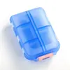 Caixa de Remédios Pequena Portátil para Atacado, Porta-Pílulas de Camada Dupla, Dobrável, Selada, à Prova de Umidade, Porta-Pílulas de Viagem com 10 Compartimentos, em Estoque